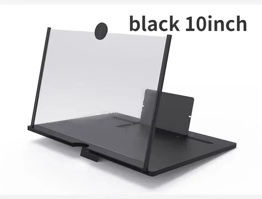 14/12/10Inch 3D Screen Amplifier Mobile Phone Screen Video Magnifier for All Smartphone Enlarged Screen Cell Phone Stand Bracket