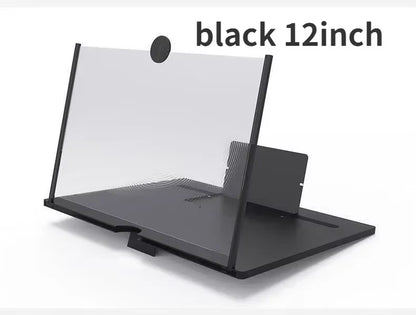 14/12/10Inch 3D Screen Amplifier Mobile Phone Screen Video Magnifier for All Smartphone Enlarged Screen Cell Phone Stand Bracket