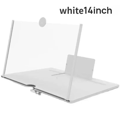14/12/10Inch 3D Screen Amplifier Mobile Phone Screen Video Magnifier for All Smartphone Enlarged Screen Cell Phone Stand Bracket