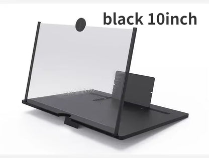 14/12/10Inch 3D Screen Amplifier Mobile Phone Screen Video Magnifier for All Smartphone Enlarged Screen Cell Phone Stand Bracket