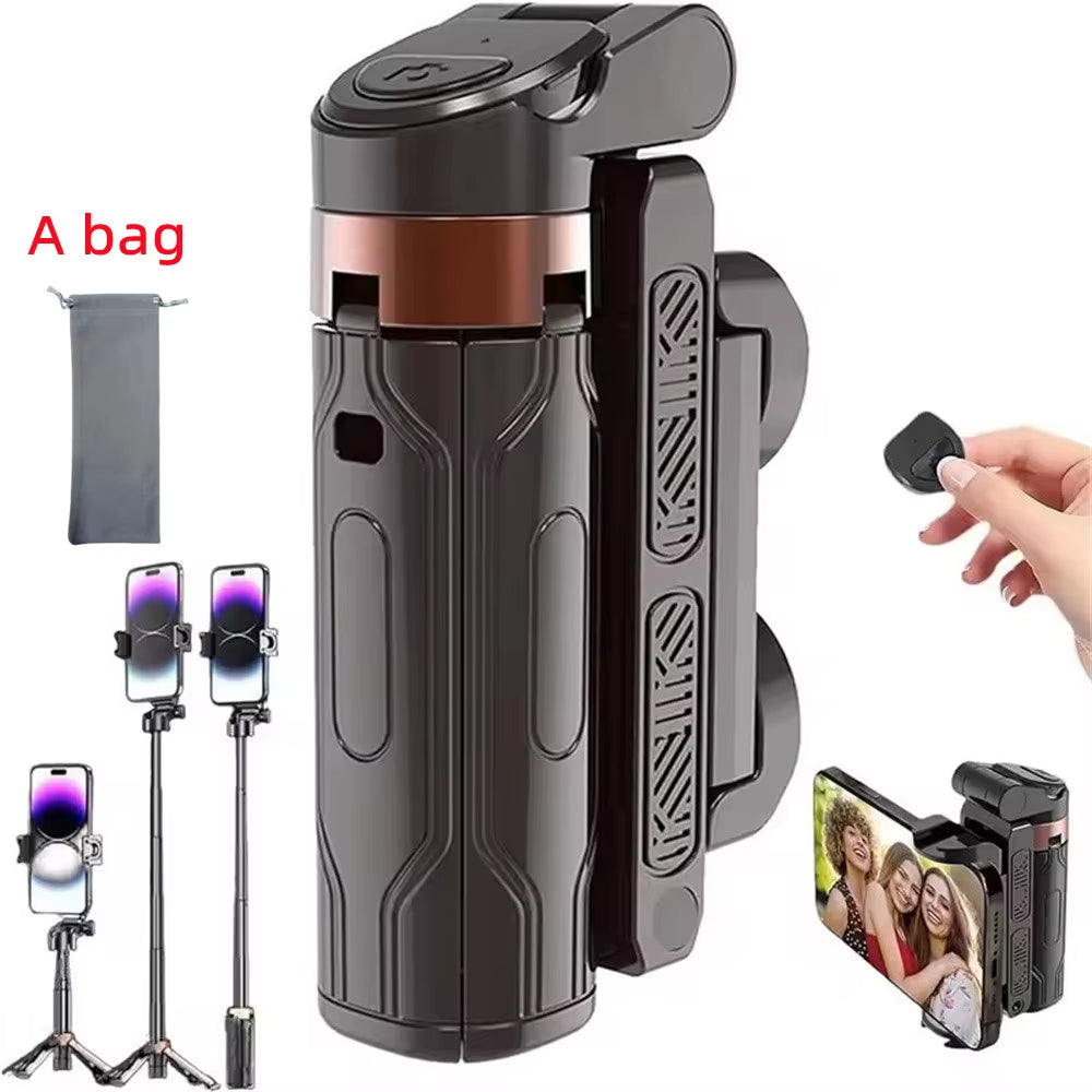 2025 New Tripod,Phone Stand with Bluetooth Shutter,Wireless Selfie Stick Brackets with Phone Holder for Smartphone Camera