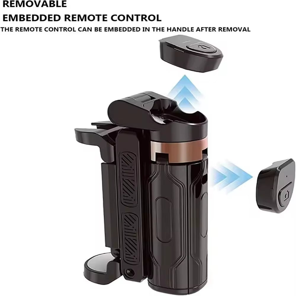 2025 New Tripod,Phone Stand with Bluetooth Shutter,Wireless Selfie Stick Brackets with Phone Holder for Smartphone Camera