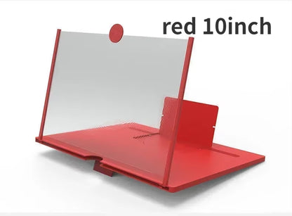 14/12/10Inch 3D Screen Amplifier Mobile Phone Screen Video Magnifier for All Smartphone Enlarged Screen Cell Phone Stand Bracket