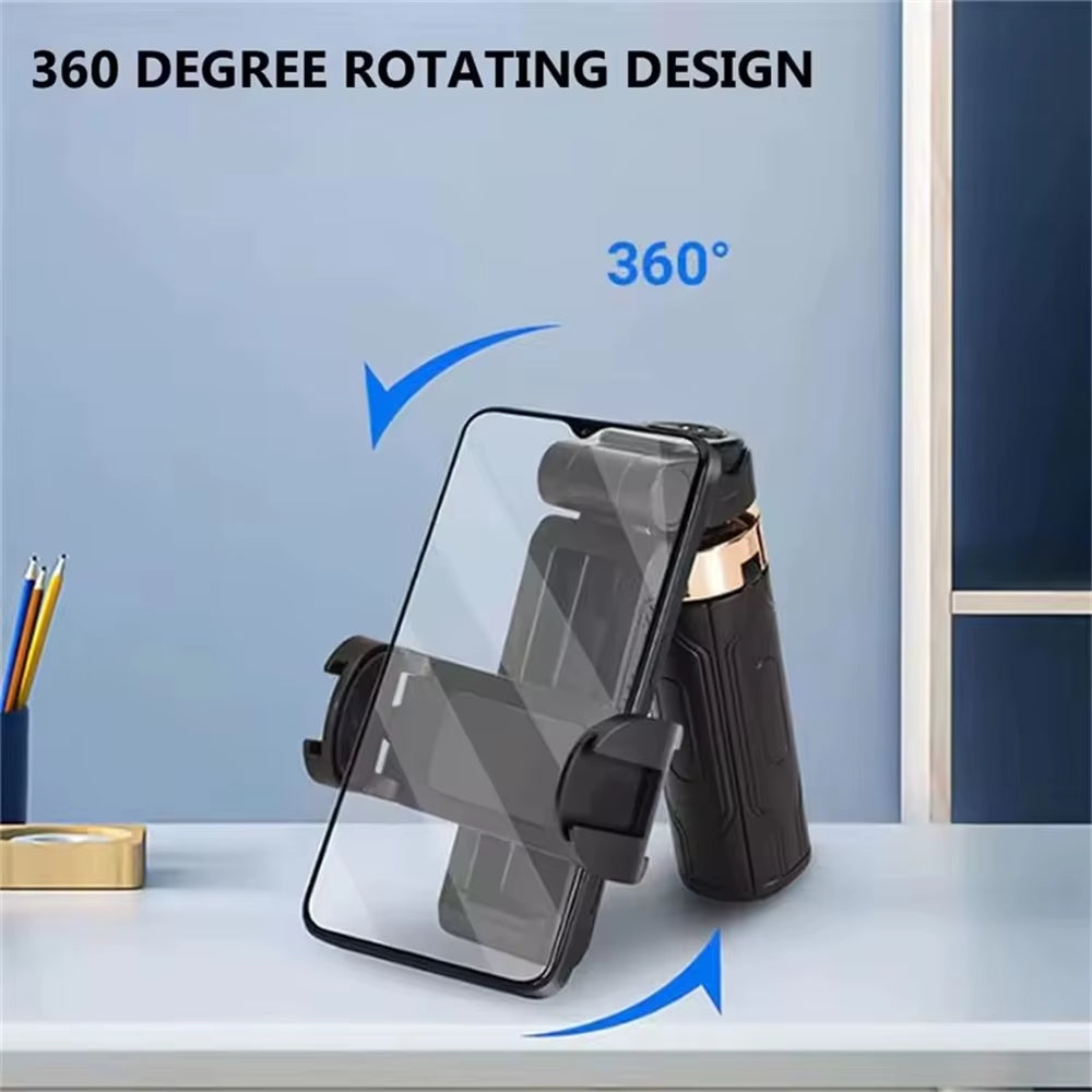 2025 New Tripod,Phone Stand with Bluetooth Shutter,Wireless Selfie Stick Brackets with Phone Holder for Smartphone Camera