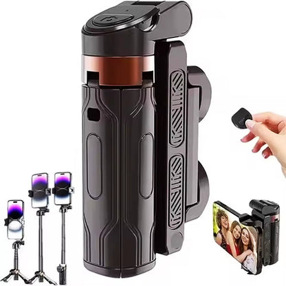 2025 New Tripod,Phone Stand with Bluetooth Shutter,Wireless Selfie Stick Brackets with Phone Holder for Smartphone Camera